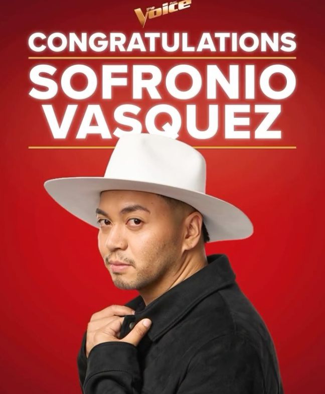 Sofronio Vasquez named ‘The Voice’ Season 26 winner