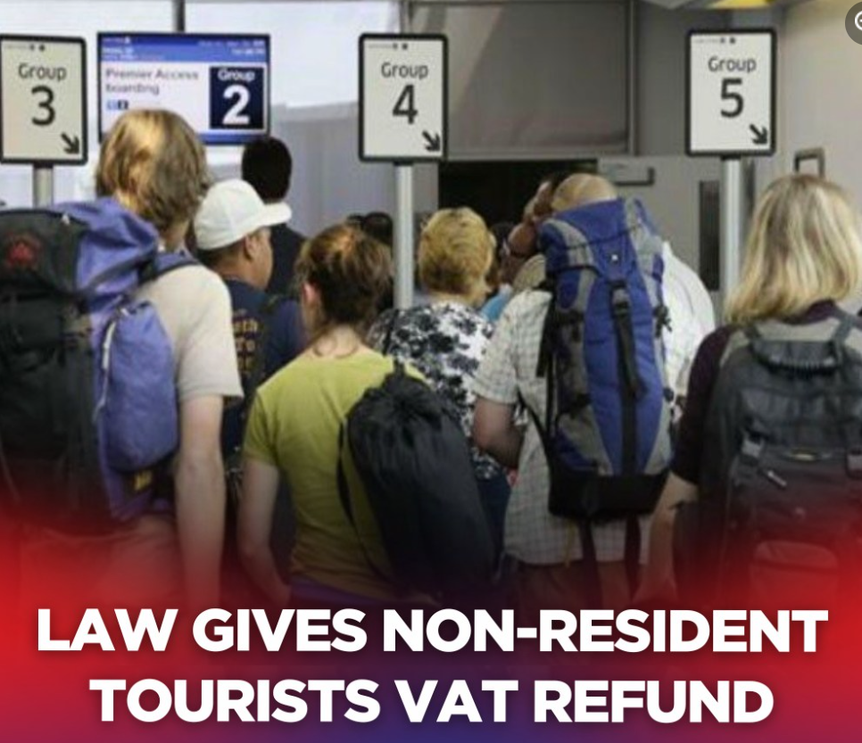 Law Gives Non-Resident Tourists VAT Refund